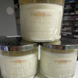 3 wick candles